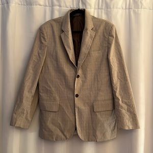 Banana Republic Beige Lightly Patterned Blazer